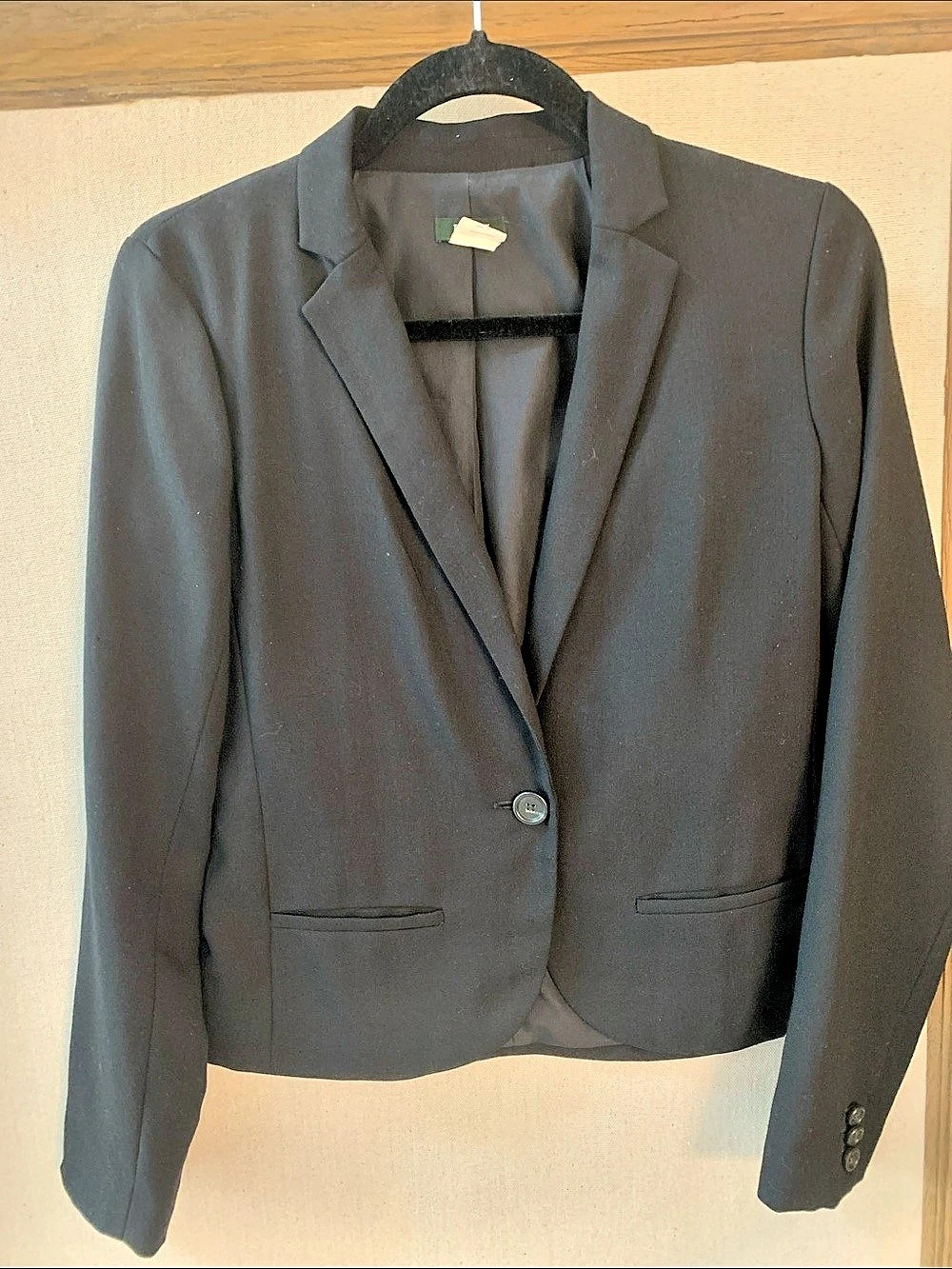J.Crew wool Original Schoolboy Blazer Women's Black